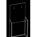 Acrylic Wall Mounting Holder / Rack w/ Double Compartments (9"x8.75"x2.25")